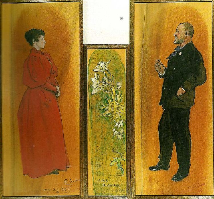 Carl Larsson familjen borjeson oil painting image